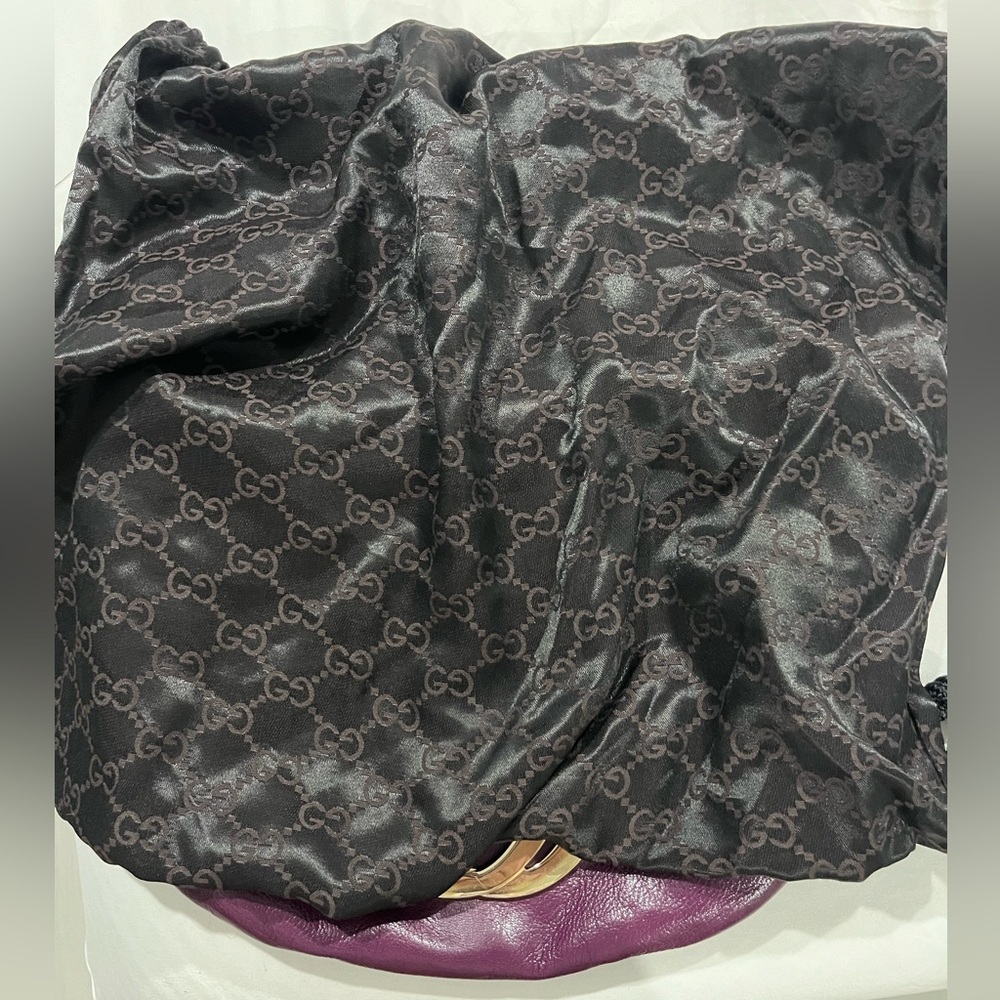 Gucci blondie Leather shoulder bag - Picture 9 of 10